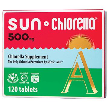 Chlorella 500mg Tablets - 120 count
