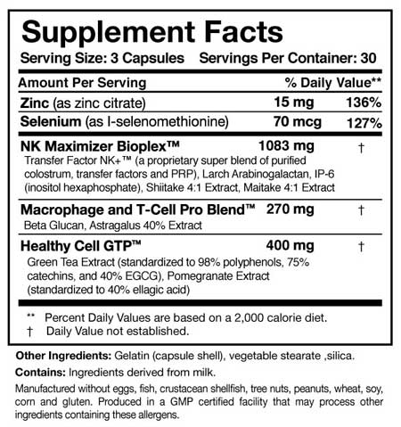 Transfactor Transfer Factor Multi-Immune™ (Mushroom Free)- 90 capsules - Illumivites