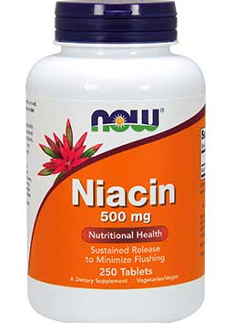 Niacin 500 mg (sustained release) - 250 Tablets
