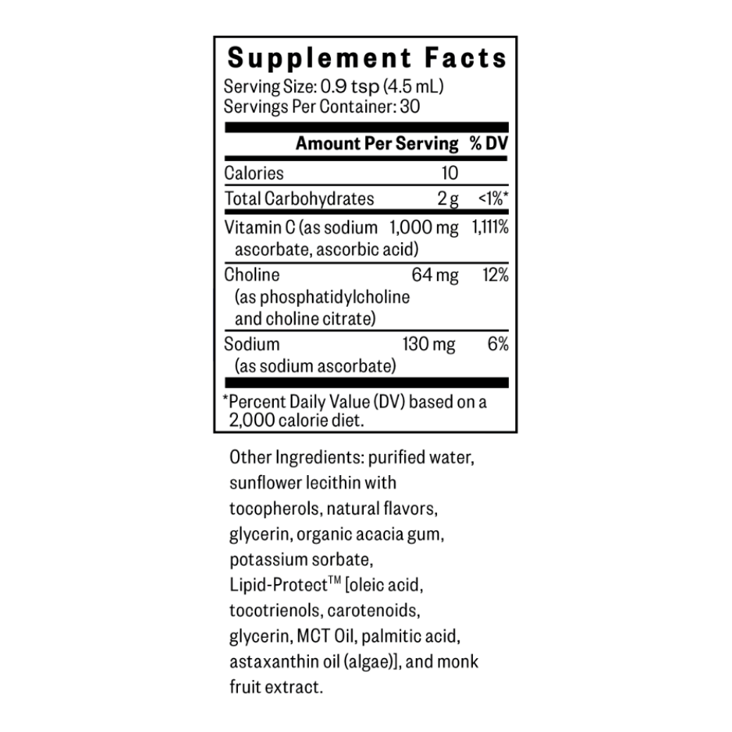 Liposomal Vitamin C 4.6 fl oz - Image 2