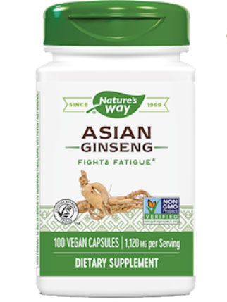 Asian Ginseng Root 100 capsules