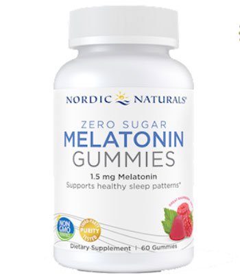 Zero Sugar Melatonin 60 gummies 1.5mg