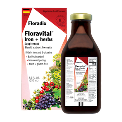 Floravital Iron Herbs Yeast-Free 8.5 oz