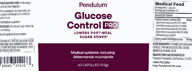 Glucose Control Pro 60 caps with Akkermansia
