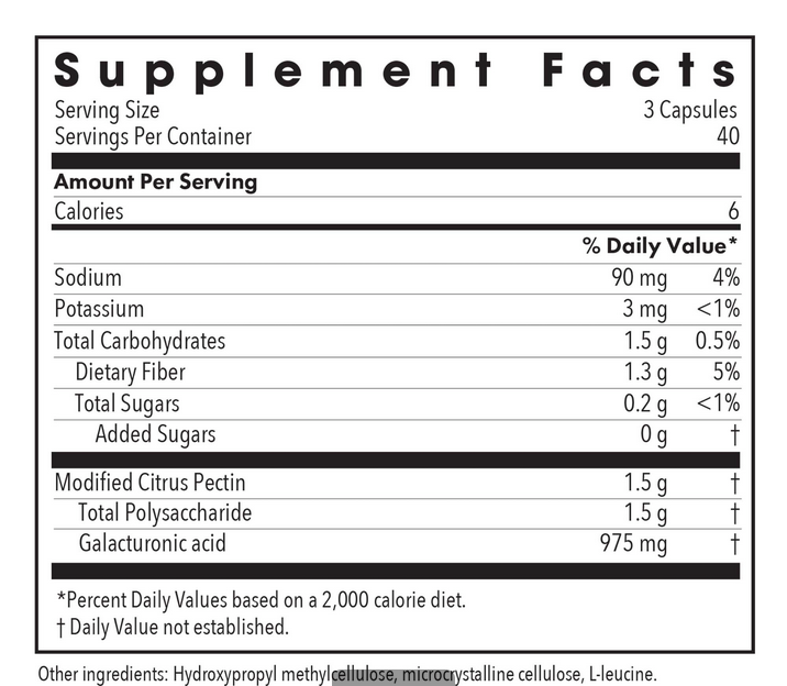 Modified Citrus Pectin 120 vcaps - Image 2