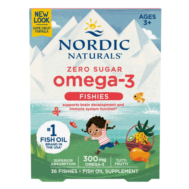 Zero Sugar Omega-3 Fishies - 36 fishies